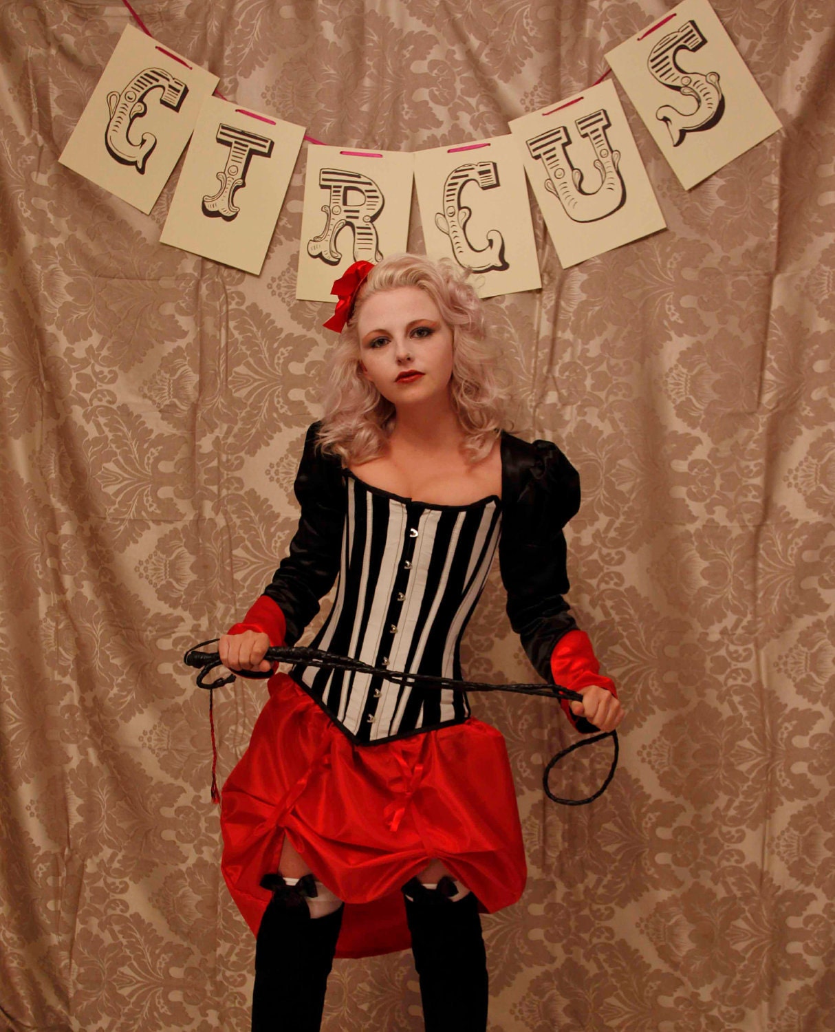 Circus Ringmaster Corset Costume Oufit-Corset Only-Made To Your Measurements