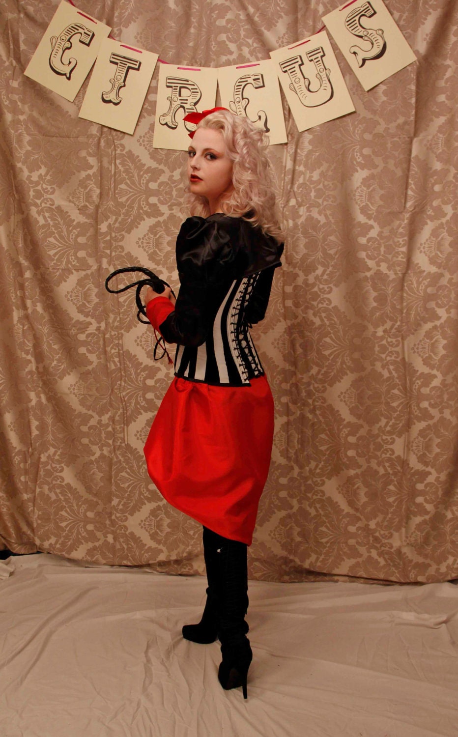 Circus Ringmaster Corset Costume Oufit-Corset Only-Made To Your Measurements