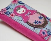 100% Wool Felt Kit, Matroyshka Tissue Cozy KIT