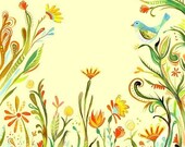 Garden Party - 8x10 print - vertical