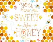 Sweet Like Honey - 8x10 print - horizontal