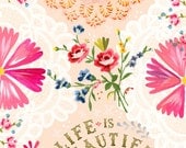 Life is Beautiful- 8x10 print - vertical