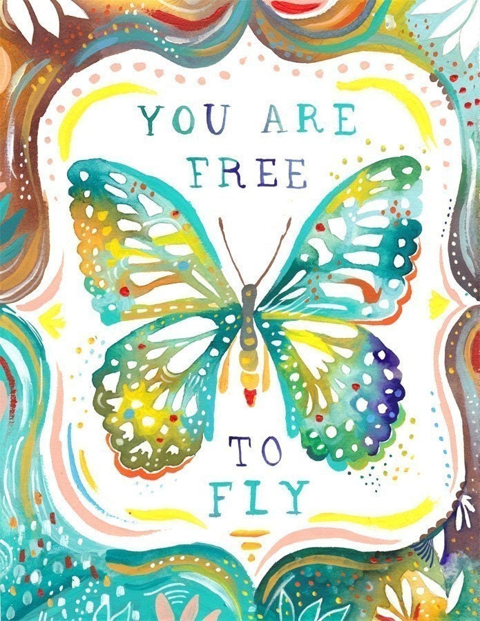 Free To Fly - 11x14 - veritcal