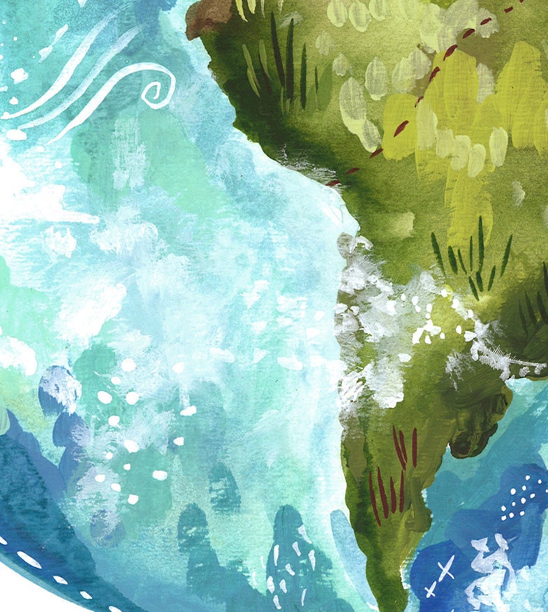 Dear Earth- 8x10 print - vertical