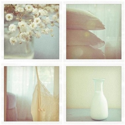 SALE Morning Light in my Room 1 (Set of four 5x5 Unframed Original Fine Art Photograph)