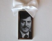 Rectangle Double Sided Photo Frame Bouquet Charm