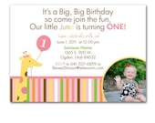 Sweet At One - Girl 1st Birthday Invitation