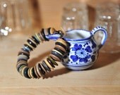 Vintage Buttons bracelet "like a stones in a pond"