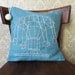 Pillow cover blue The Circus: the carousel