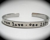 One Love One Life- Cuff Bracelet