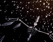 Original Lithograph - Lament for Lost Lenore State II - Hand-printed Limited Edition 4/10