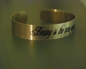 Sherlock - Brainy is the New Sexy Bracelet