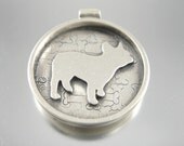 I Love My French Bulldog Sterling Necklace