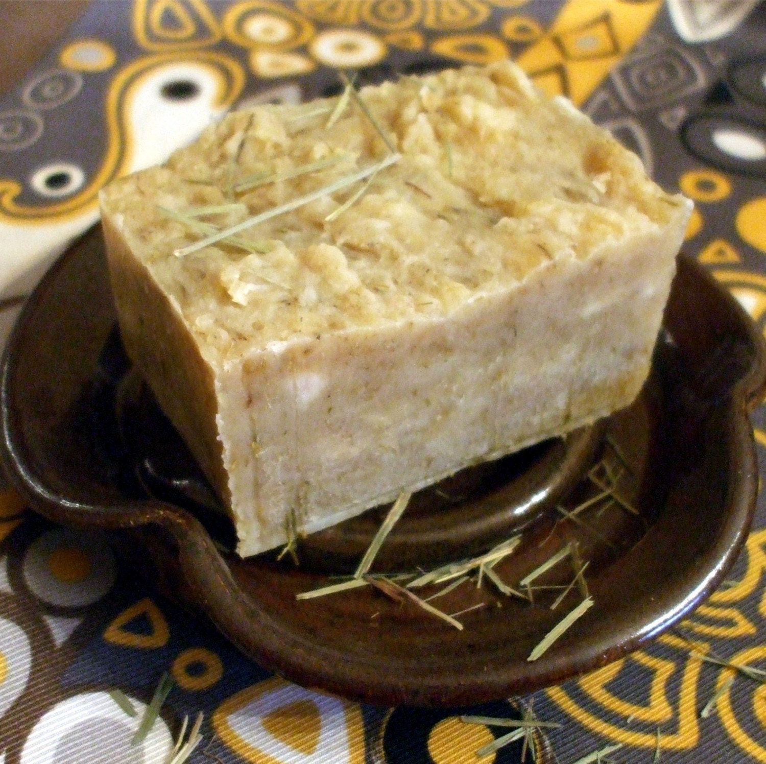 Lemongrass GOATS MILK SOAP with ORGANIC Oils and Shea Butter