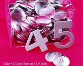 Size 45 Cover Buttons - Set of 50