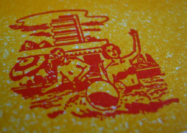 Hola Summer Pool Single Letterpress Card