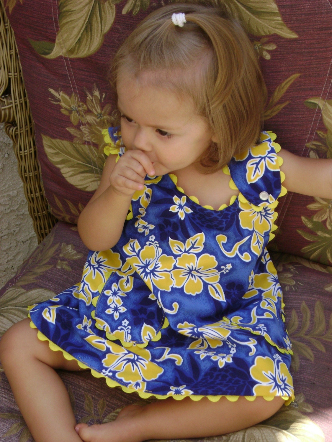 Hawaiian criss cross dress