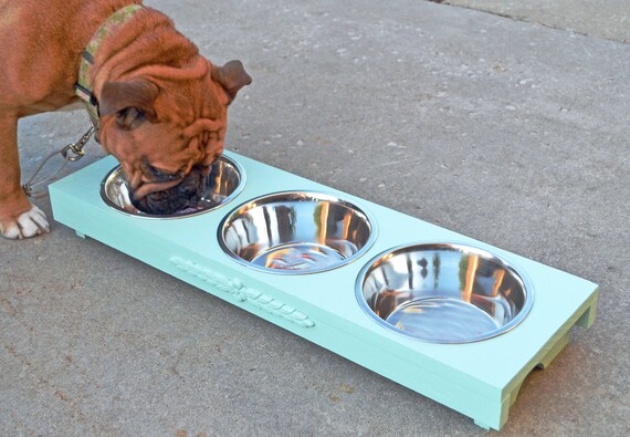 Three Bowl Pet Feeder