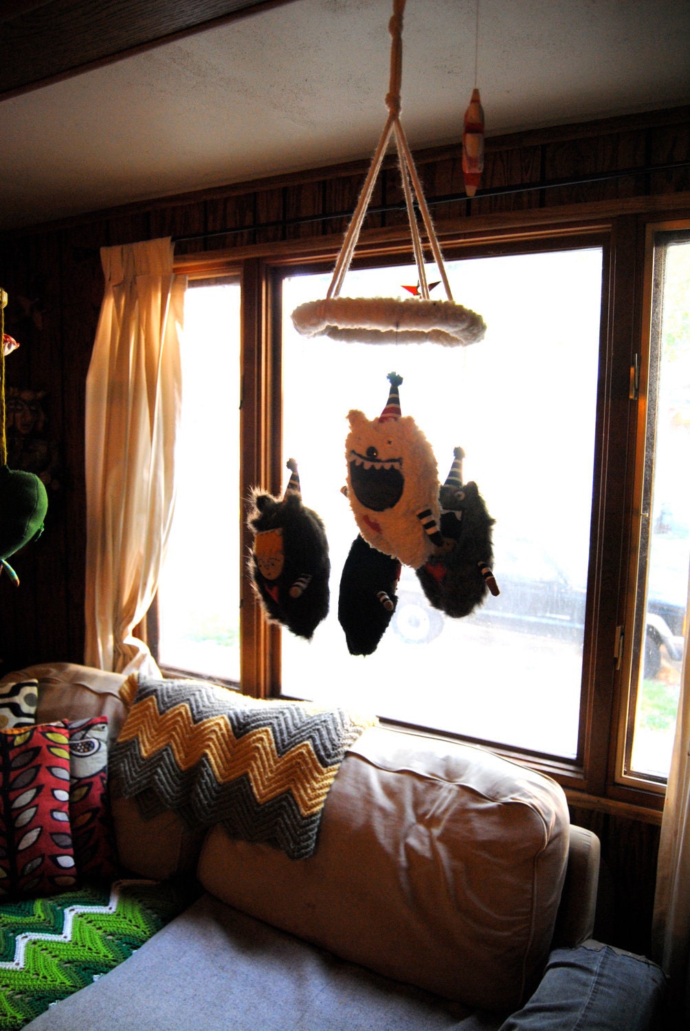 Baby Mobile --- Bears in Party Hats --- Fuzzy Wuzzy Was a Mobile