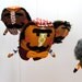 Baby Mobile --- A Mustachioed Mobile of Dapper Men for Babies ---Made to Order