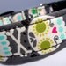 Día de los Muertos dog collar 1 inch wide-- you pick size