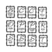 SALE- 4 CUSTOMIZED Vinyl Sticker Tall Framed Modern Labels for Kitchen, Bath, Tubs, or ANY Organizatoinal Project- Buy 2 Get 1 Free