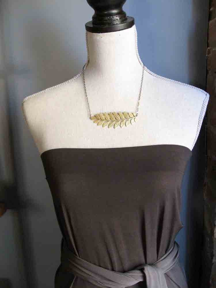 Gold Leaf Necklace