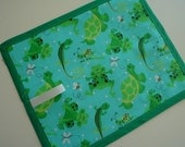 Turtles, lizards, grasshoppers and frogs TRAVEL chalkboard mat/ placemats (a)