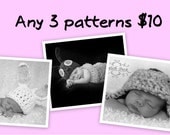 Any 3 Crochet Patterns