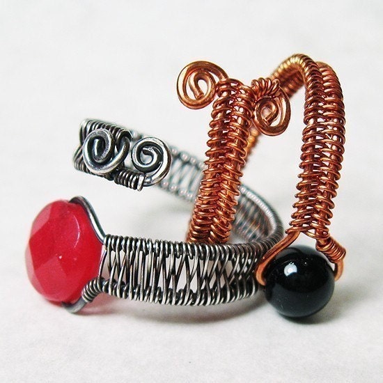 Woven Wire Adjustable Ring Tutorial