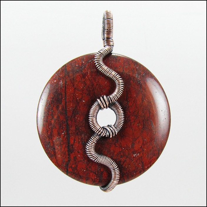 Snake Wrapped Donut Pendant Tutorial