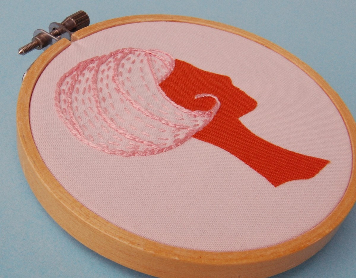 Wig Wonderful Embroidery Pattern Set with Applique Templates