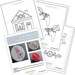 Embroidery Patterns, Hand Embroidery Scandinavian inspired SCANDISTITCHES patterns, Digital Download