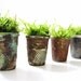 Thimbelina's Miniature Garden - Vintage Sewing Thimble Planter