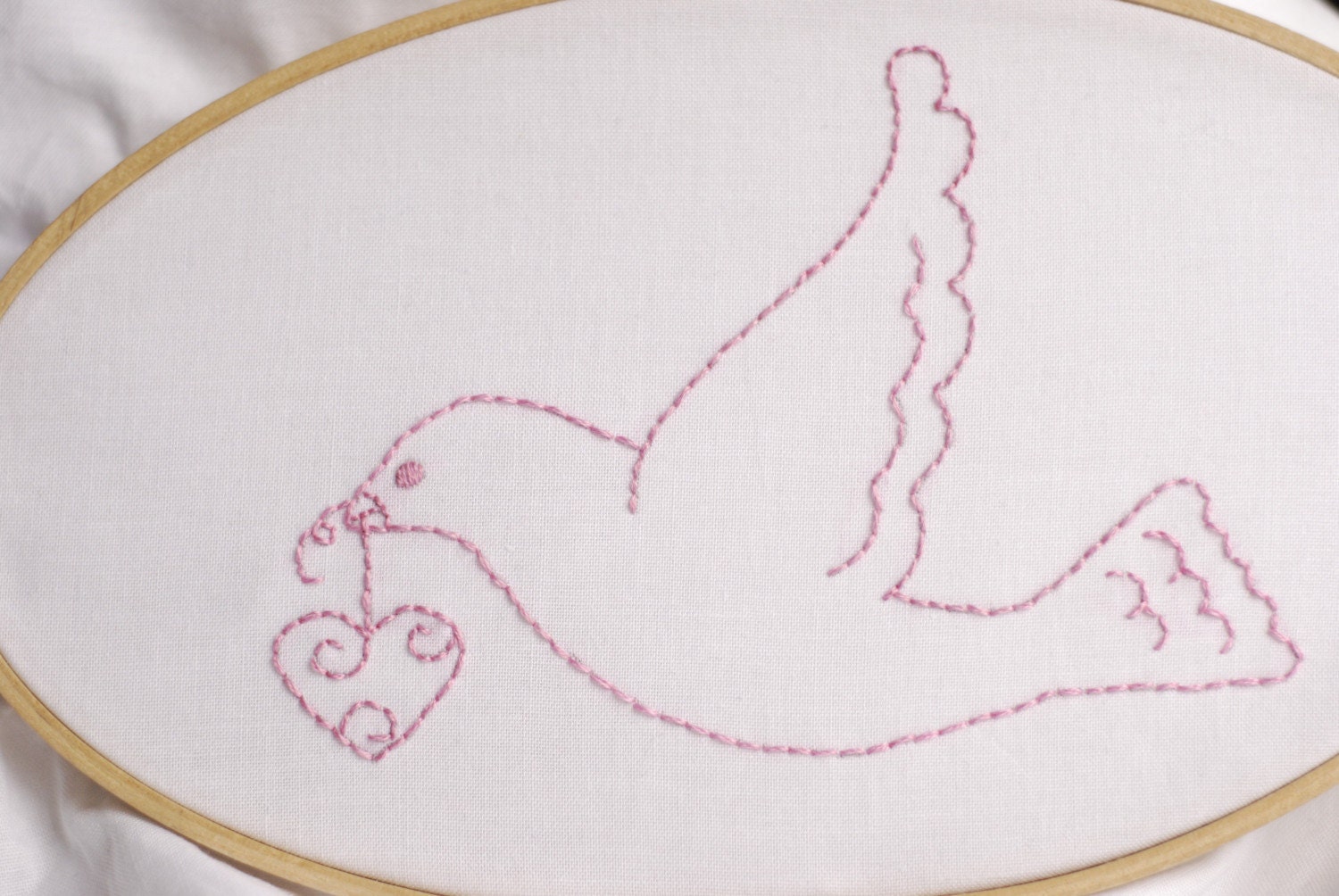 Valentine Embroidery Pattern Packet Be Mine Valentine