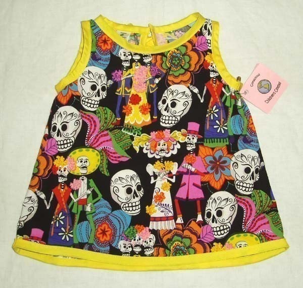 New Day of the Dead Baby Toddler Dress 3M-12M