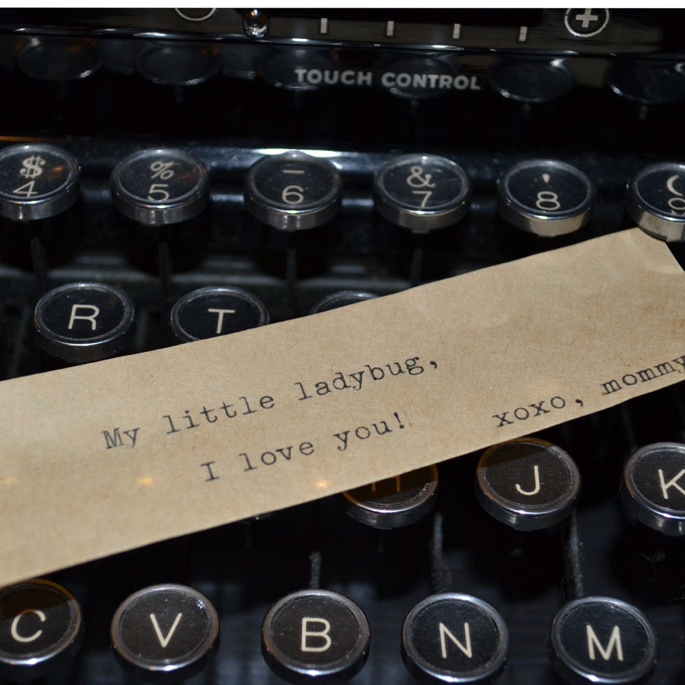 Custom Typed Message for Message Box or Message Bottle