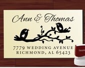 Custom Return Address Stamp -  SELF INKING - Personalized wedding or christmas gift - HS1270A