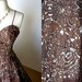 vintage 1950's dress ...fabulous folk NOVELTY PRINT cotton with ladies pleated bust full skirt pin-up party dress encrusted with rhinestones