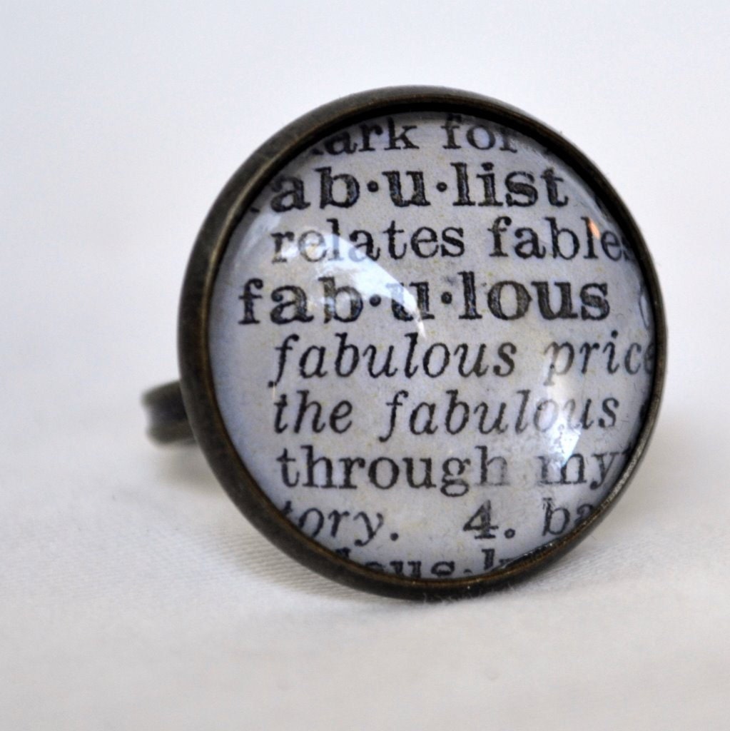 Fabulous Dictionary Ring