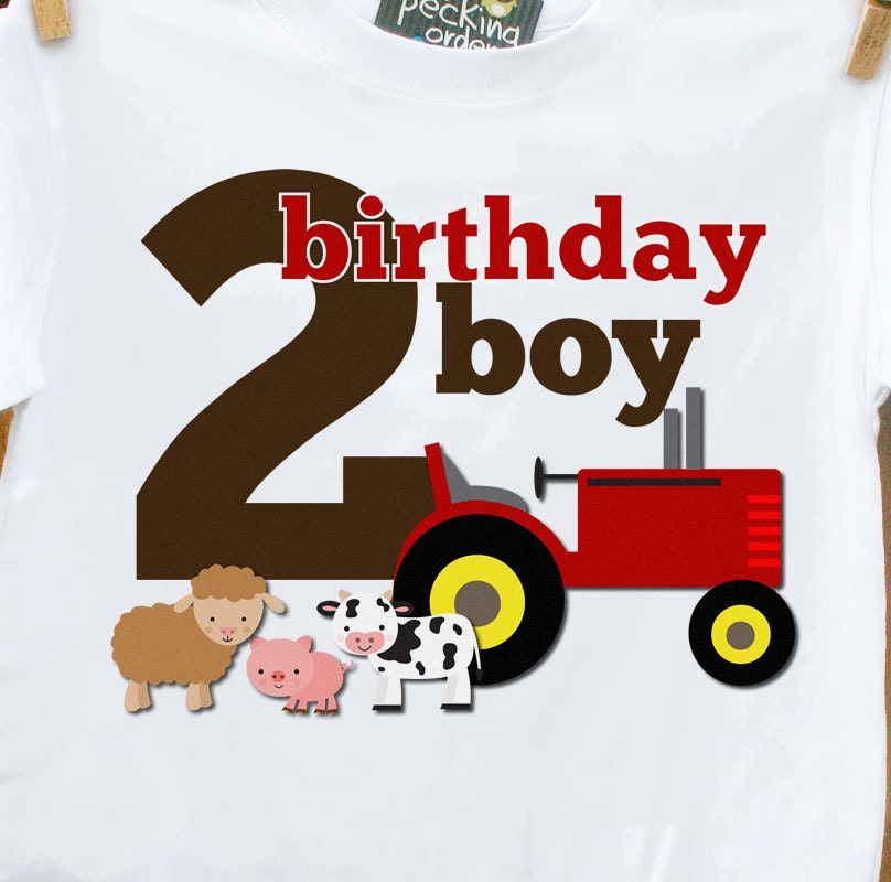 birthday boy farm shirt - any age - old mcdonald theme birthday party shirt perfectly adorable