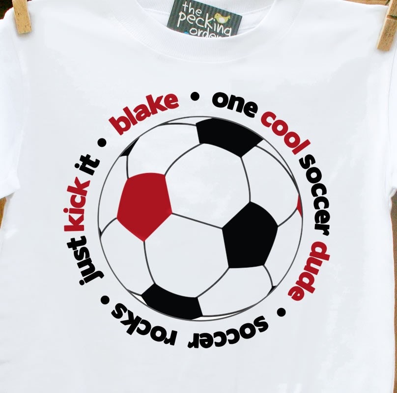 personalized soccer shirt-soccer boy - personalized and perfect gift for the soccer kid in the family