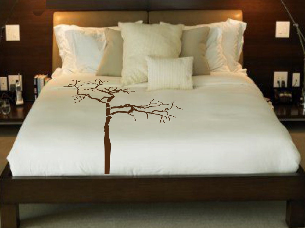 CUSTOMIZABLE Handpainted Bare Tree Duvet w/ pillow case by ShaNickers-- Queen Size