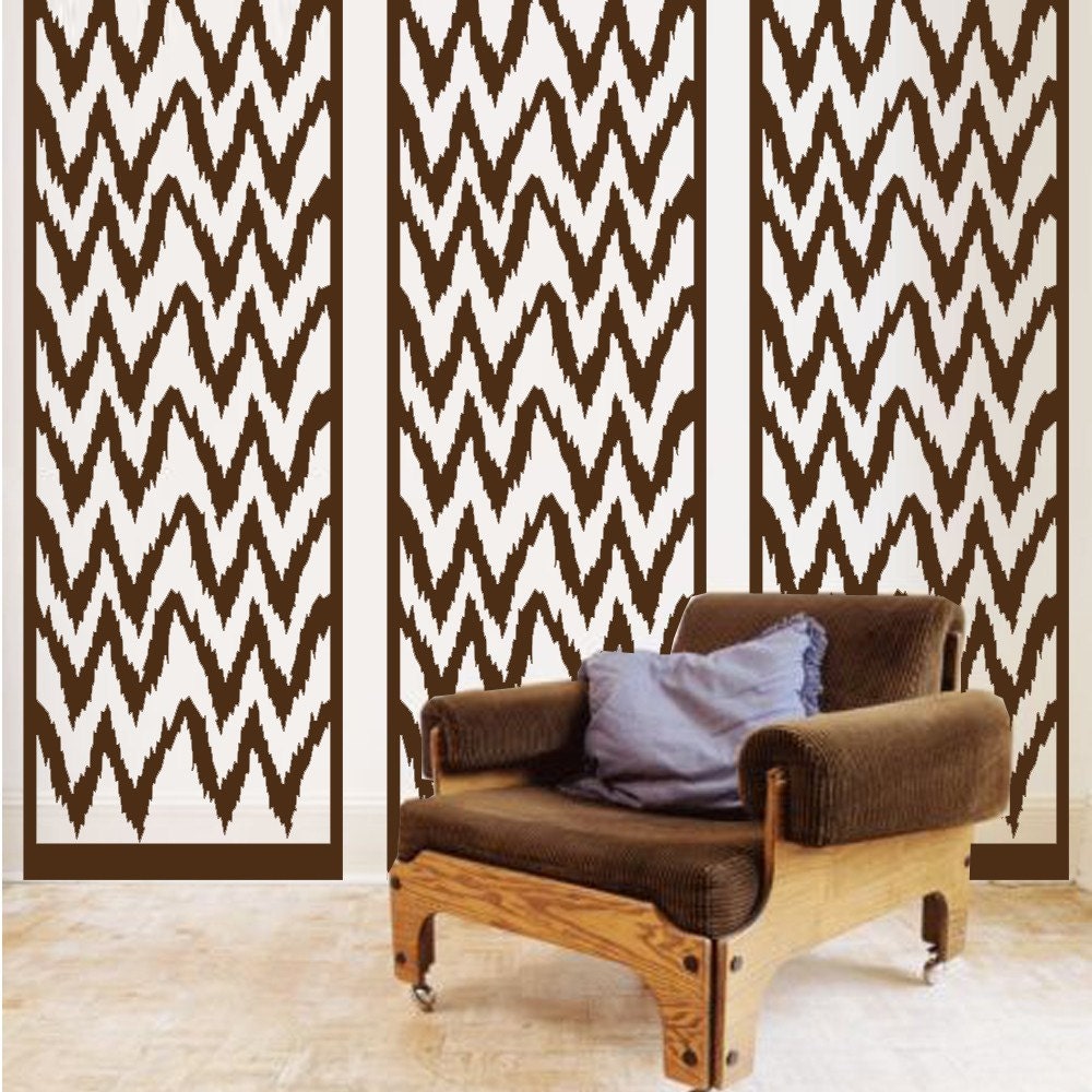 ShaNickers Ikat Panel Wall Decal/ Wall Sticker