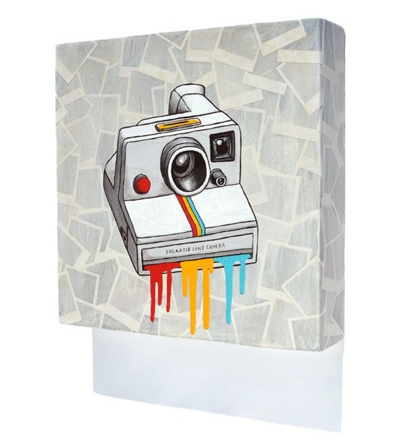 Cameraluv - What Pictures Are Made Of - 12x12 - Mixed Media on Wood