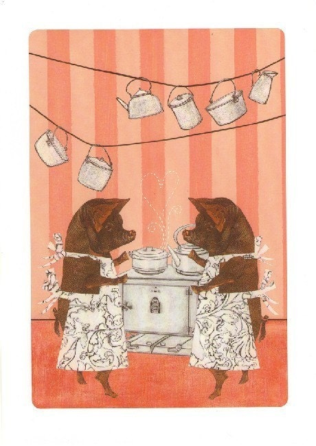 Shared Soup  -Print