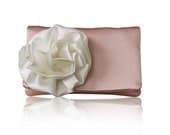 Blush pink and ivory Cherish bridal coin purse