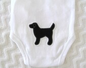 Black Lab Bodysuit - Little Lab Lover (for a Son or Daughter)
