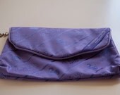 80s Purple GLORIA VANDERBILT Cosmetic Bag