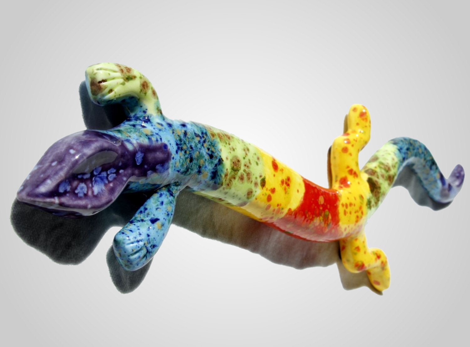 The Orignal Tie Dye Gecko - 18 Inch Long Gecko